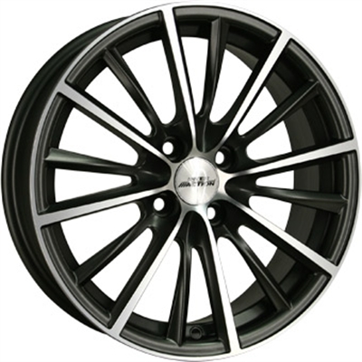 Interaction Velocity Matt Anthracite & Polished 6.5x15" 4x108 ET25 Ø65