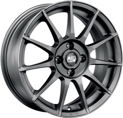 Msw 85 Matt Titanium 7x17" 4x100 ET37 Ø63.3