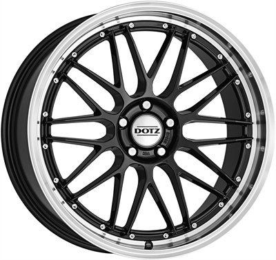 Dotz Revvo Gunmetal & Polished Lip 8.5x19" 5x112 ET45 Ø70