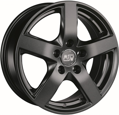 Msw 55 Matt Dark Grey 7.5x17" 5x112 ET40 Ø66.6