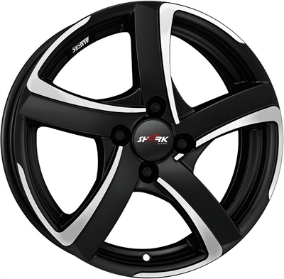Alutec Shark Black & Polished 7x16" 5x114.3 ET38 Ø70