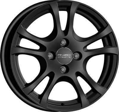 Anzio Turn Matt Black 6.5x15" 4x100 ET38 Ø63.3
