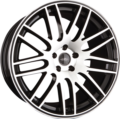 Asa Gt1 Black & Polished 8.5x18" 5x114.3 ET35 Ø72.6