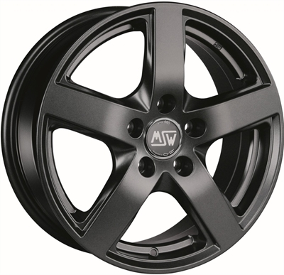 Msw 55 Matt Dark Grey 7.5x17" 5x120 ET37 Ø72.6