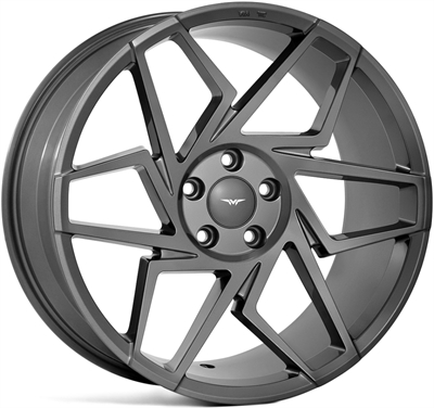Veemann V-Fs27r Gloss Graphite 8.5x20" 5x112 ET38 Ø66.6