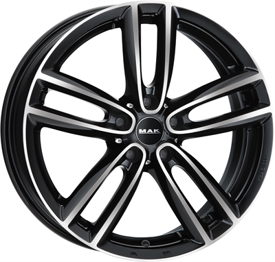 Mak Oxford Black Mirror Face 6.5x16" 5x112 ET54 Ø66.6