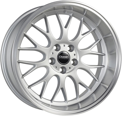 Ocean Super Dtm Silver Polish Lip 8.5x18" 5x108 ET6 Ø65