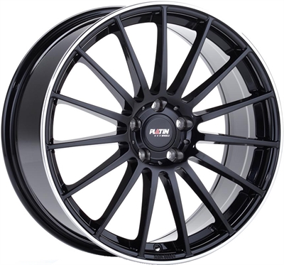 Platin P75 Black Lip Polished 8x18" 5x112 ET35 Ø66.6