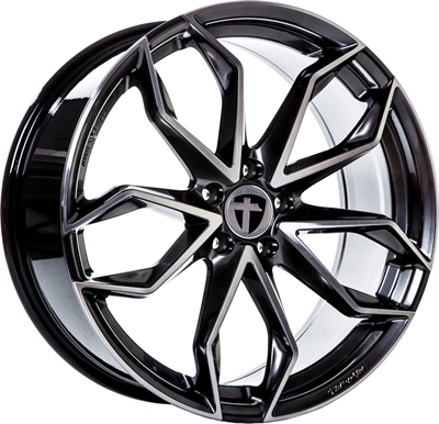 Tomason Tn22 Dark Hyper Black Polished 8.5x19" 5x112 ET45 Ø72.6