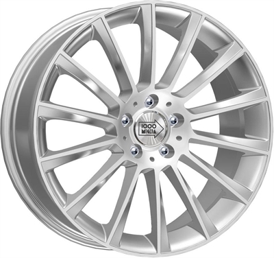 1000 Miglia Mm047 Silver 8x18" 5x112 ET45 Ø66.6