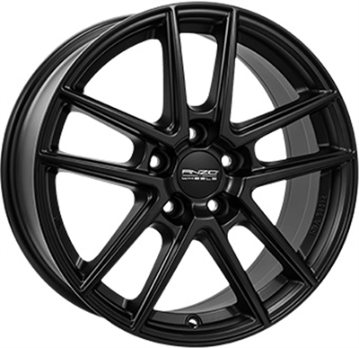 Anzio Split Dull Black 5.5x14" 4x100 ET43 Ø63.3