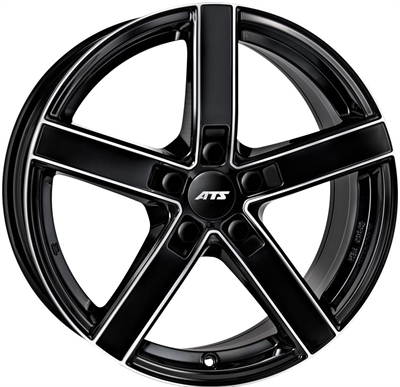 Ats Emotion Diamant-Schwarz Konturpoliert 7.5x17" 5x108 ET55 Ø63.3
