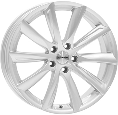 Monaco Grandprix 6 Silver 8.5x19" 5x112 ET45 Ø66.6