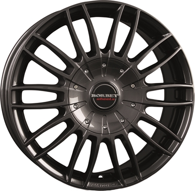 Borbet Cw3 Mistral Anthracite Glossy 7.5x18" 5x127 ET35 Ø71.5
