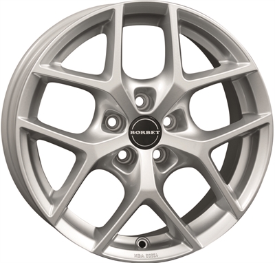 Borbet Y Crystal Silver 7x16" 5x108 ET45 Ø72.6