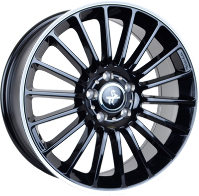Keskin Kt15 Speed Black - Lip Polished 7x17" 5x112 ET48 Ø66.6