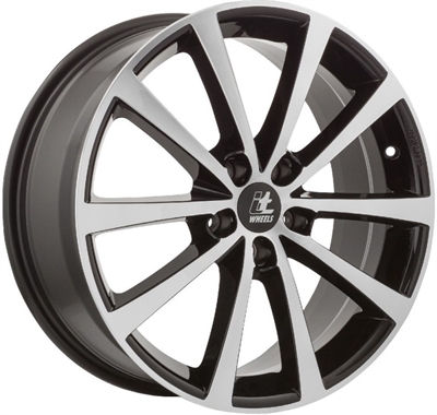 It Wheels Alice Gloss Black & Polished 7x17" 5x100 ET35 Ø57