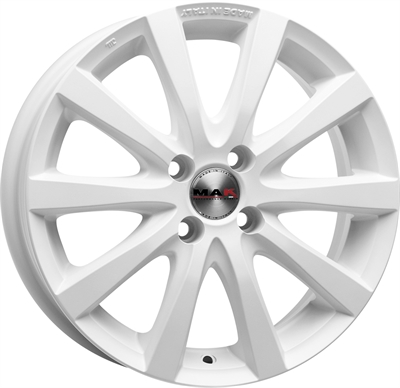 Mak Iguan Matt White 4.5x14" 4x100 ET39 Ø72