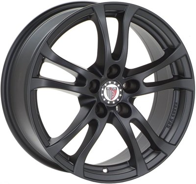 Platin P64 Matt Black 6.5x15" 4x108 ET20 Ø65.1