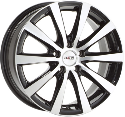 Platin P66 Black & Polished 8x19" 5x112 ET35 Ø66.6