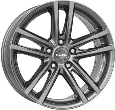 Uniwheels X10 Metal Grey 7x17" 5x120 ET50 Ø72.6