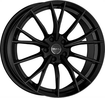 Mak Fabrik D Gloss Black 9.5x19" 5x112 ET39 Ø66.6