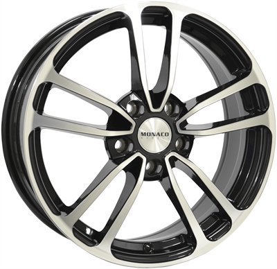 Monaco Cl1 Gloss Black & Polished 8x19" 5x114.3 ET40 Ø67