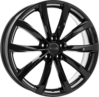 Mak Wolf Gloss Black 8x18" 5x114.3 ET40 Ø76