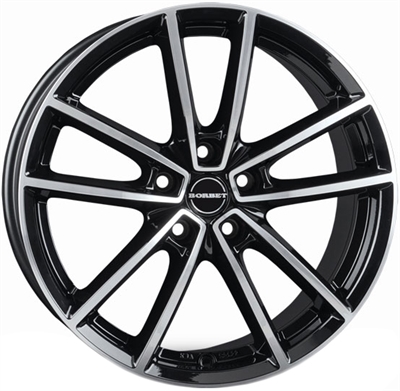 Borbet W Black Polished 8x18" 5x114.3 ET40 Ø72.6