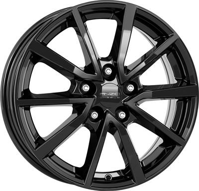 Anzio Vec Gloss Black 6.5x17" 5x112 ET46 Ø57