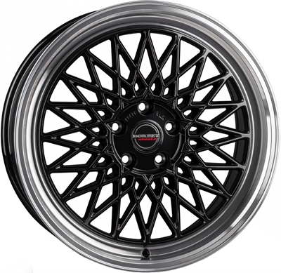 Borbet B Black Polished 7x17" 4x100 ET30 Ø64