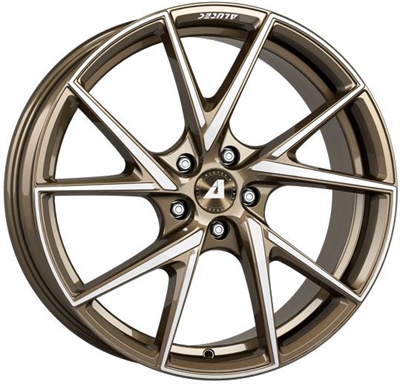 Alutec Adx.01 Metallic Bronze & Polished 8.5x19" 5x114.3 ET50 Ø70.1