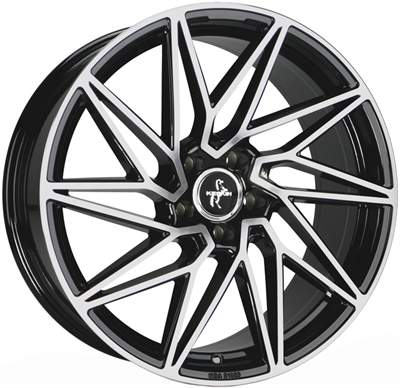 Keskin Kt20 Future Black - Front Polished 8x18" 5x100 ET30 Ø57.1