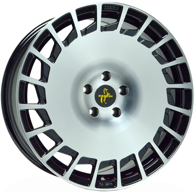 Keskin Kt23 Diamond Black - Front Polished 8.5x19" 5x100 ET30 Ø57.1