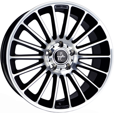 Keskin Kt15 Speed Black - Front Polished 8.5x20" 5x112 ET30 Ø66.6