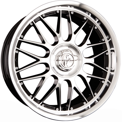 Keskin Kt4 Newracer Black - Front Polished 9.5x19" 5x0 ET20 Ø76.9