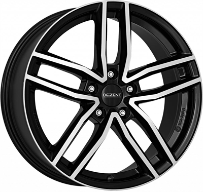Dezent Tr Black & Polished 7.5x17" 5x112 ET48 Ø70