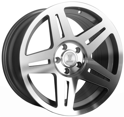 Stuttgart St11 Silver Polished 9.5x18" 5x100 ET35 Ø73