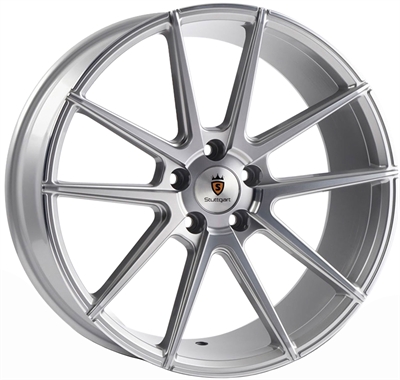 Stuttgart St9 Silver Polished 8.5x19" 5x112 ET45 Ø73