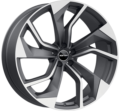 Gmp Rebel Matt Anthracite Diamond 10x23" 5x112 ET30 Ø66.6