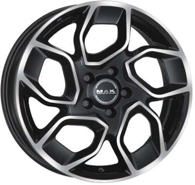 Mak Express Black Mirror 7x17" 5x120 ET60 Ø65