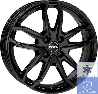 Rial Lucca Diamond Black 8x18" 5x112 ET39 Ø66.6
