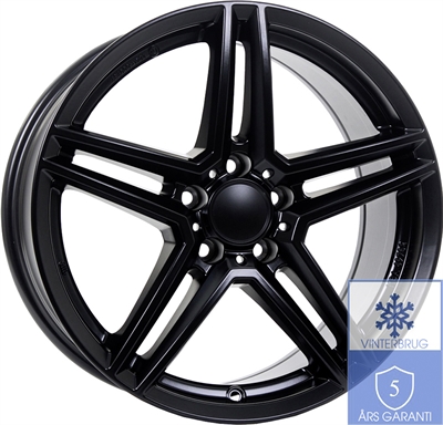 Rial M10 Matt Black 8x18" 5x112 ET48 Ø66.6