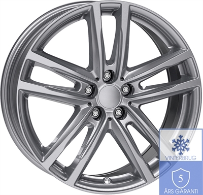Rial X10 Metal Grey 7x18" 5x112 ET45 Ø57