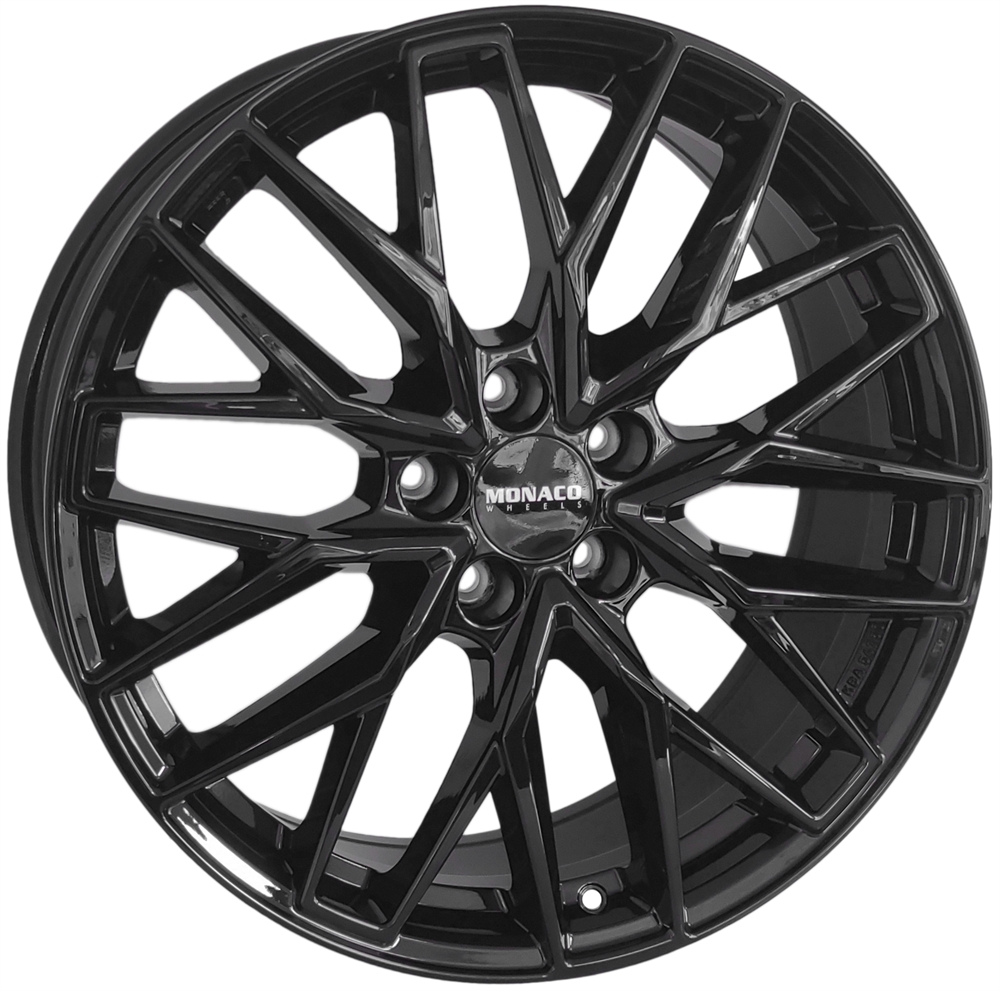 Monaco Gpx Gloss Black 8x20" 5x112 ET40 Ø70