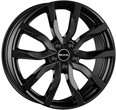 Mak Highlands Gloss Black 7x17" 5x114.3 ET40 Ø76