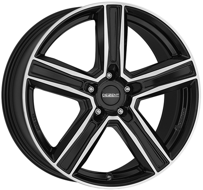 Dezent Kg Black & Polished 8x20" 5x114.3 ET43 Ø65